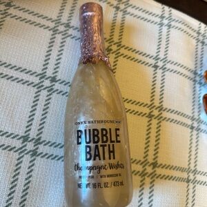 Onyx Bathhouse Honey + Pear Bubble Bath Champagne Wishes W/ Moroccan Oil, New